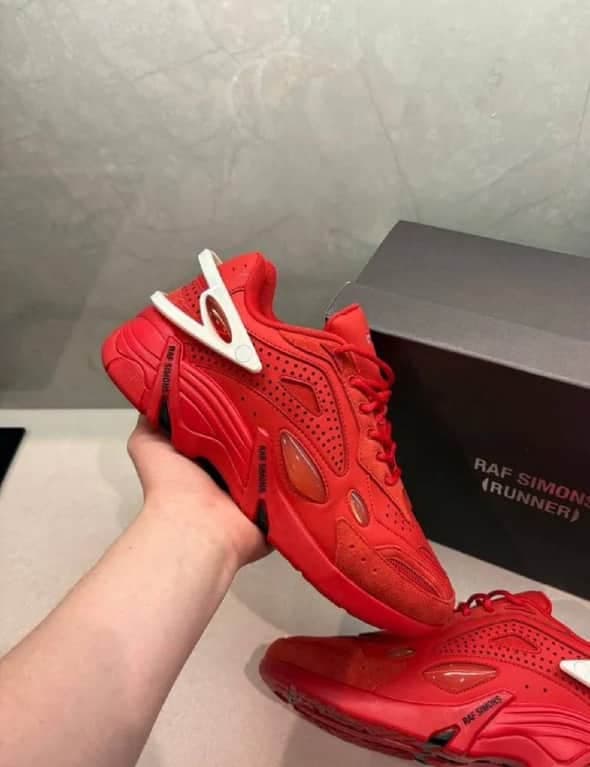 Raf Simons Cylon 21 black purple и red, Raf Simons Antei White/Black - фото 3