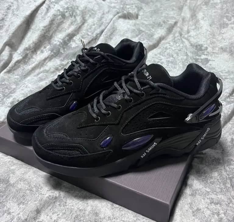 Raf Simons Cylon 21 black purple и red, Raf Simons Antei White/Black - фото 5